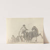 Fourty-three Studies of Horses and Riders Pl.27 by Sawrey Gilpin