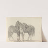 Fourty-three Studies of Horses and Riders Pl.28 by Sawrey Gilpin