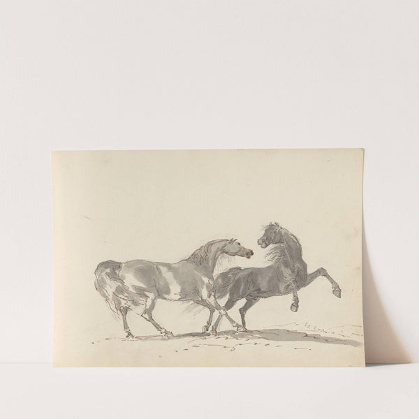 Fourty-three Studies of Horses and Riders Pl.29 by Sawrey Gilpin