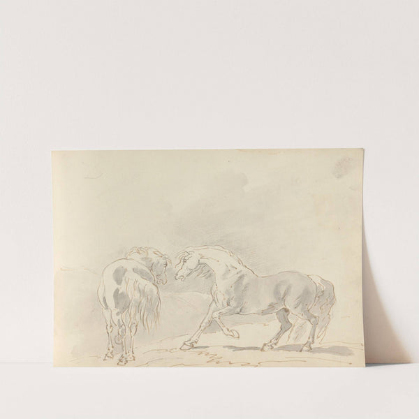 Fourty-three Studies of Horses and Riders Pl.30 by Sawrey Gilpin