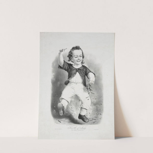 Fouth of July; Young America ‘celebrating’ (1857) by Currier & Ives.