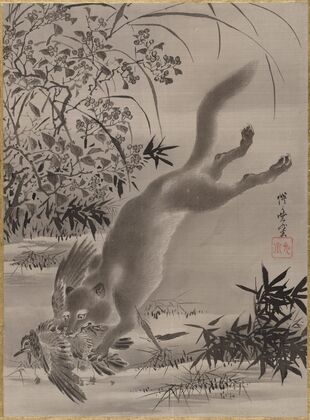 Fox Catching Bird (ca. 1887)