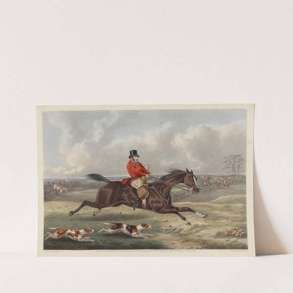 Fox Hunting; Fores’s Hunting Casualties – Up to Sixteen Stone (1850) by Henry Thomas Alken