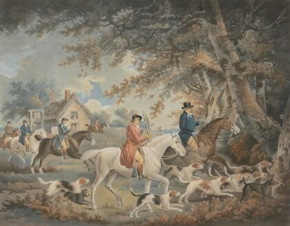 Fox Hunting. Going into Cover (1800-1801)