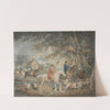 Fox Hunting. Going into Cover (1800-1801) by George Morland