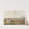 Fox Hunting; Leicestershire – The Meeting (1827) by Henry Thomas Alken