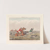 [Fox-hunting] Some Do and Some Don’t: It is All a Notion. Getting into a Bog (1820) by Henry Thomas Alken