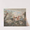 Fox Hunting. The Check (1800-1801) by George Morland