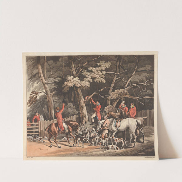 Fox-hunting; The Death (1813) by Henry Thomas Alken