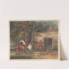 Fox-hunting; Unkennelling (1813) by Henry Thomas Alken