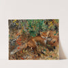 Foxes (1886) by Bruno Liljefors