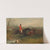 Foxhunting; Clearing a Brook (1863) by William Shayer