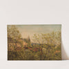 Fra ateliervinduet i mai, Majorstuveien 8 by Amaldus Nielsen