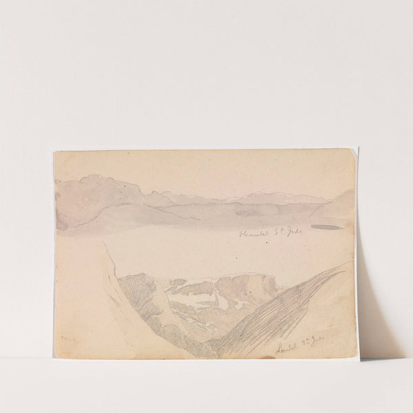 Fra Hemsedal; fra Lærdal by Hans Gude