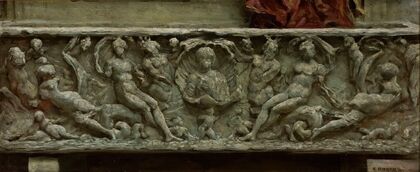 Fragment of sarcophagus from Palazzo Giustiniani in Rome