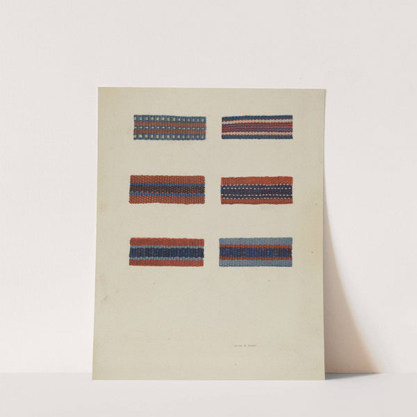 Fragments of Shaker Chair Braid by Orville A. Carroll