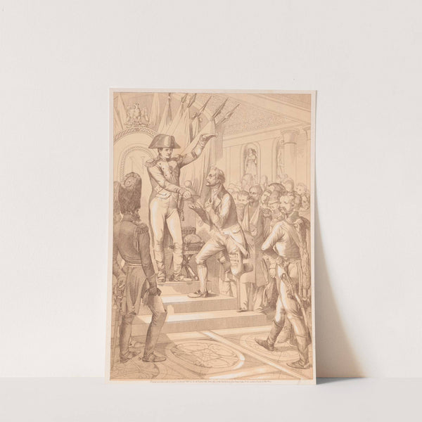 France. Institution of the Legion of Honor 1802 Die stiftung der ehrenlegion. (1860) by Francis Rixinger
