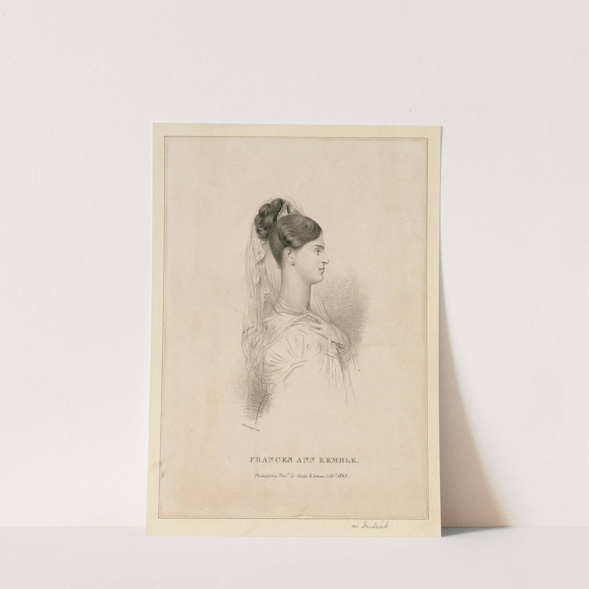Frances Ann Kemble (1832) by John Hayter