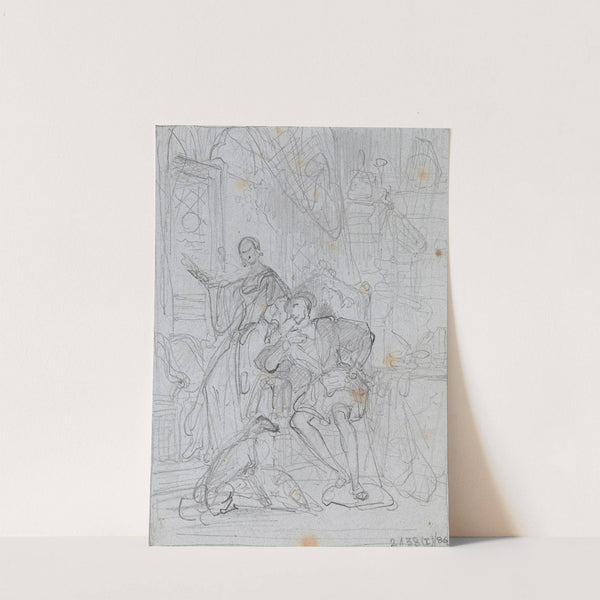 Francis I and his Sister Margaret of Navarre by Nicaise De Keyser