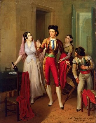 Francisco Montes, ‘Paquiro’, before a Bullfight. The Bullfighterâs Farewell