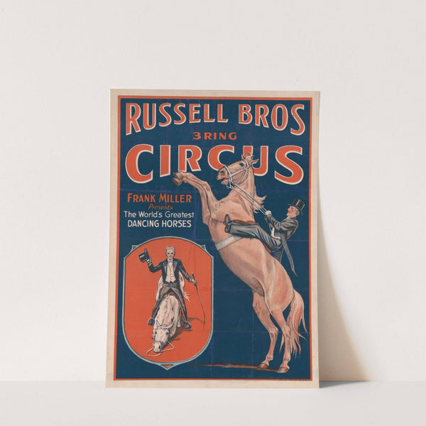 Frank Miller presents the world’s greatest dancing horses by Donaldson Lith. Co