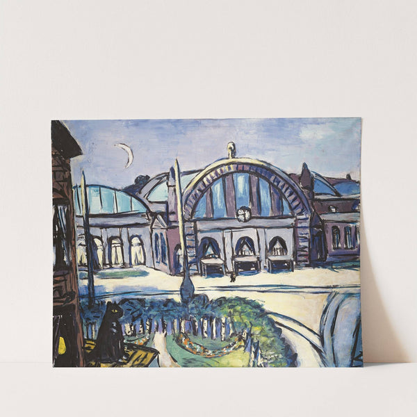 Frankfurt Main Station (1943) by Max Beckmann