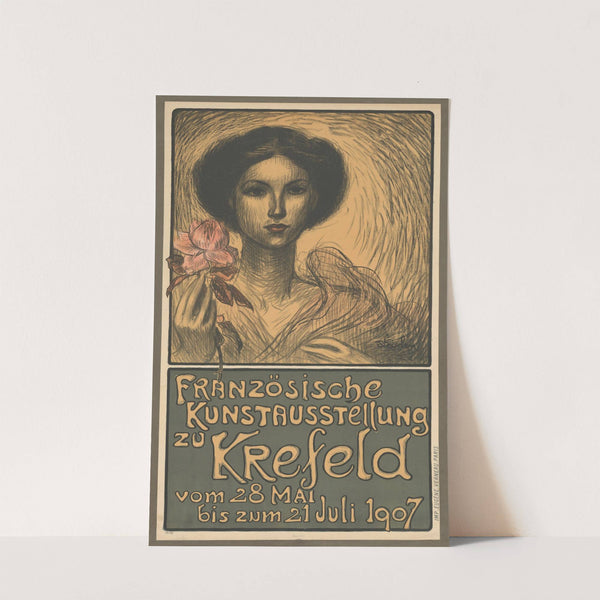 Französische Kunstausstellung zu Krefeld (1907) by Théophile Alexandre Steinlen