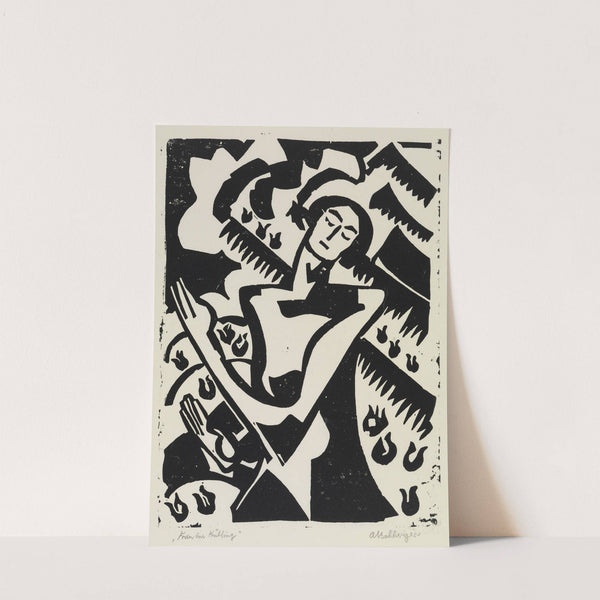 Frau im Frühling by August Babberger