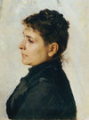 Frau im Profil