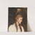 Frau im Profil mit Goldhaube by Eduard Veith