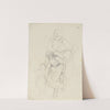 Frau mit Kind und einer Garbe unter dem linken Arm by Jakob Becker