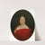 Frau mit lachsrotem Umhang (1861) by Ferdinand Georg Waldmüller