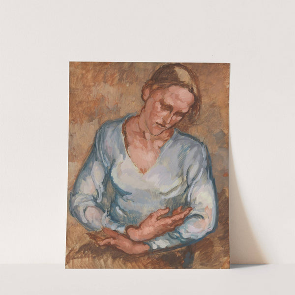 Frau mit verschränkten Armen by Johanna Kampmann-Freund