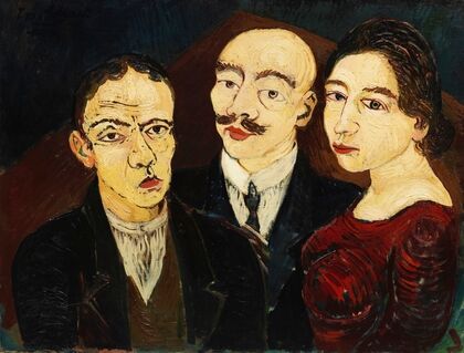 Frau mit zwei Männern (1925)