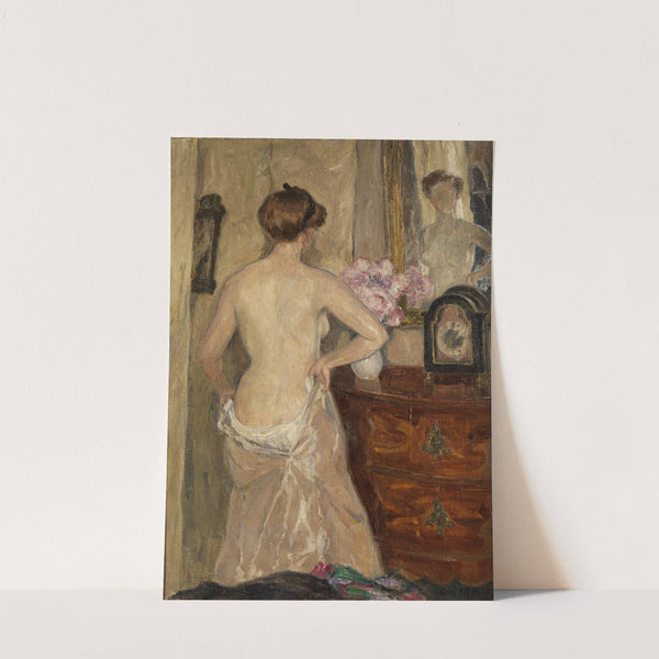 Frauenakt vor dem Spiegel by Karl Piepho