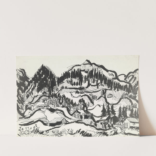 Frauenkirch (ca 1924) by Ernst Ludwig Kirchner