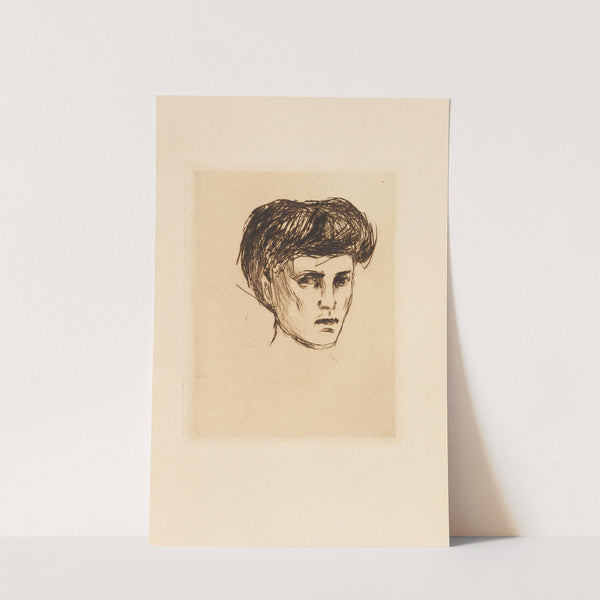 Frauenkopf (1907) by Edvard Munch
