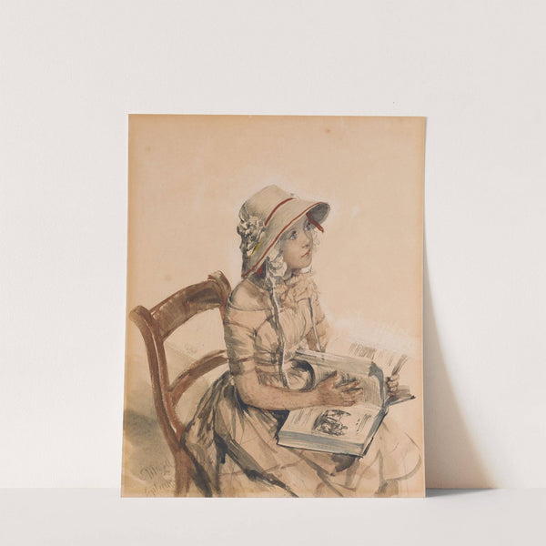 Fräulein Maercker (1848) by Adolph von Menzel