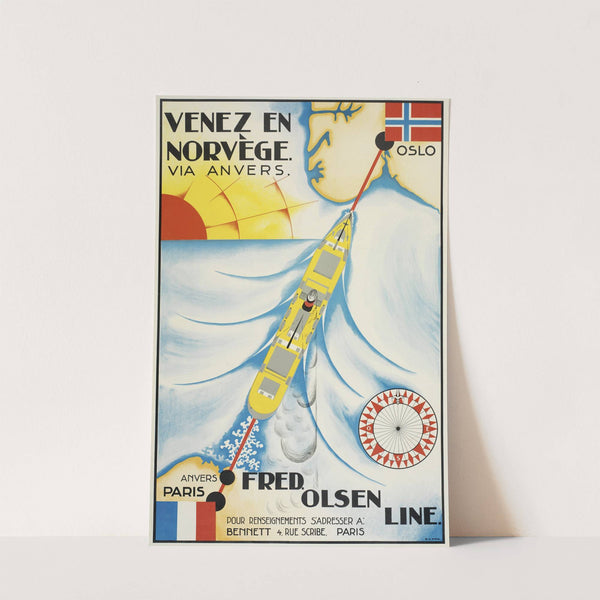 Fred. Olsen Line, Venez en Norvège via Anvers by Otto von Hanno