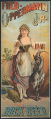 Fred. Opperman, Jr., Bock beer, Bock beer card no. 7 (1885)