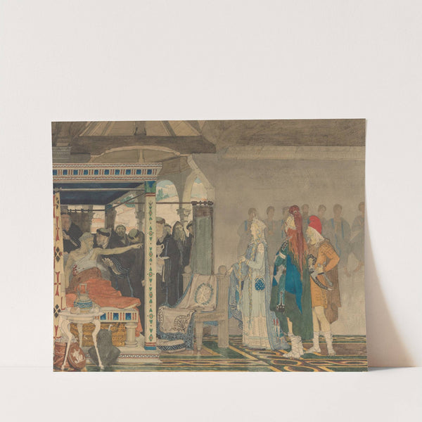 Fredegonda at the Deathbed of Praetextatus (ca. 1864) by Lawrence Alma-Tadema