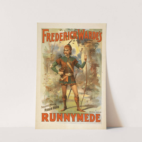 Frederick Warde&#039;s superb production of Runnymede by Wm. Greer Harrison. by Strobridge &amp; Co. Lith.