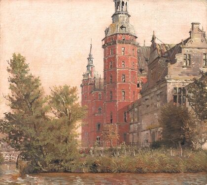 Frederiksborg Castle seen from the Northwest. Study (1835)