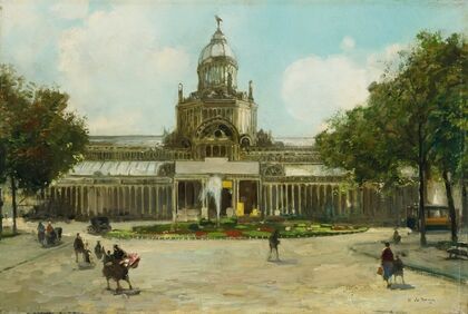 Frederiksplein met Paleis voor Volksvlijt