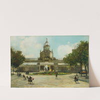Frederiksplein met Paleis voor Volksvlijt by Cornelis de Bruin