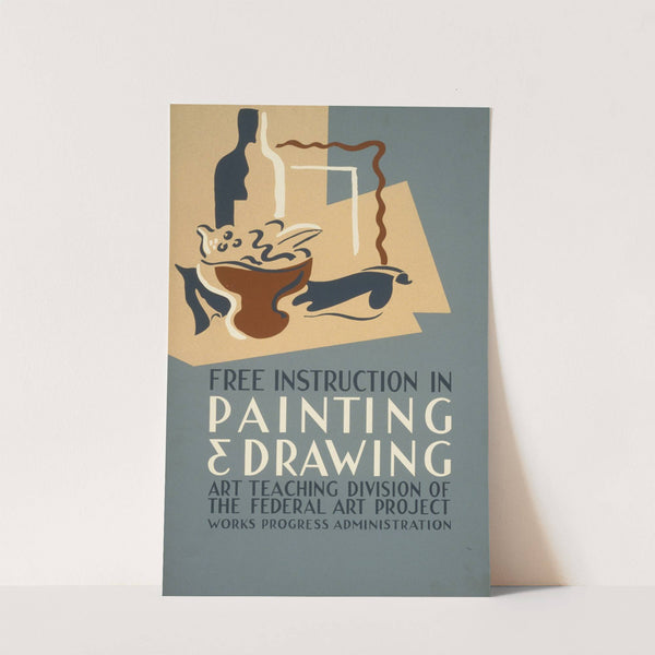 Free instruction in painting and drawing (1936) by Leslie Bryan Burroughs