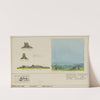Free Land: Sketch no. 1, Prop Trees, Set Row, and Backing Acts II-IV-V-VII (1934-1943) by Wood MacLane