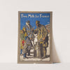 Free milk for France (1918) by Francis Luis Mora