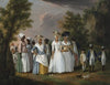 Free Women Of Color With Their Children And Servants In A Landscape