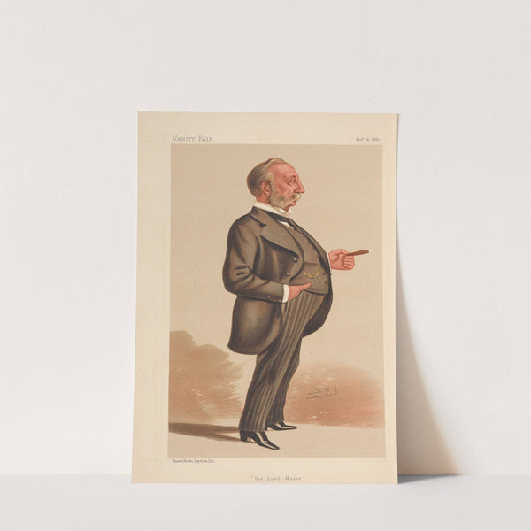 Freemasons; ‘The Lord Mayor’, Polydore de Keyser, November 25, 1887 (1887) by Leslie Matthew Ward